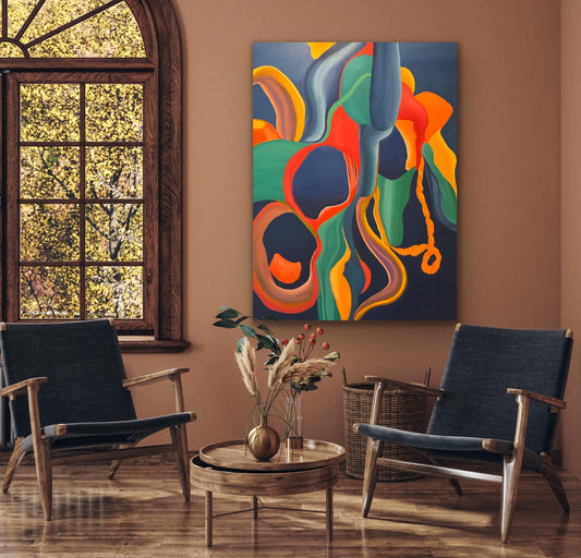 Moving On - 48 x 36 x 1.5 in / 121.92 x 91.44 x 3,81 cm - SOLD