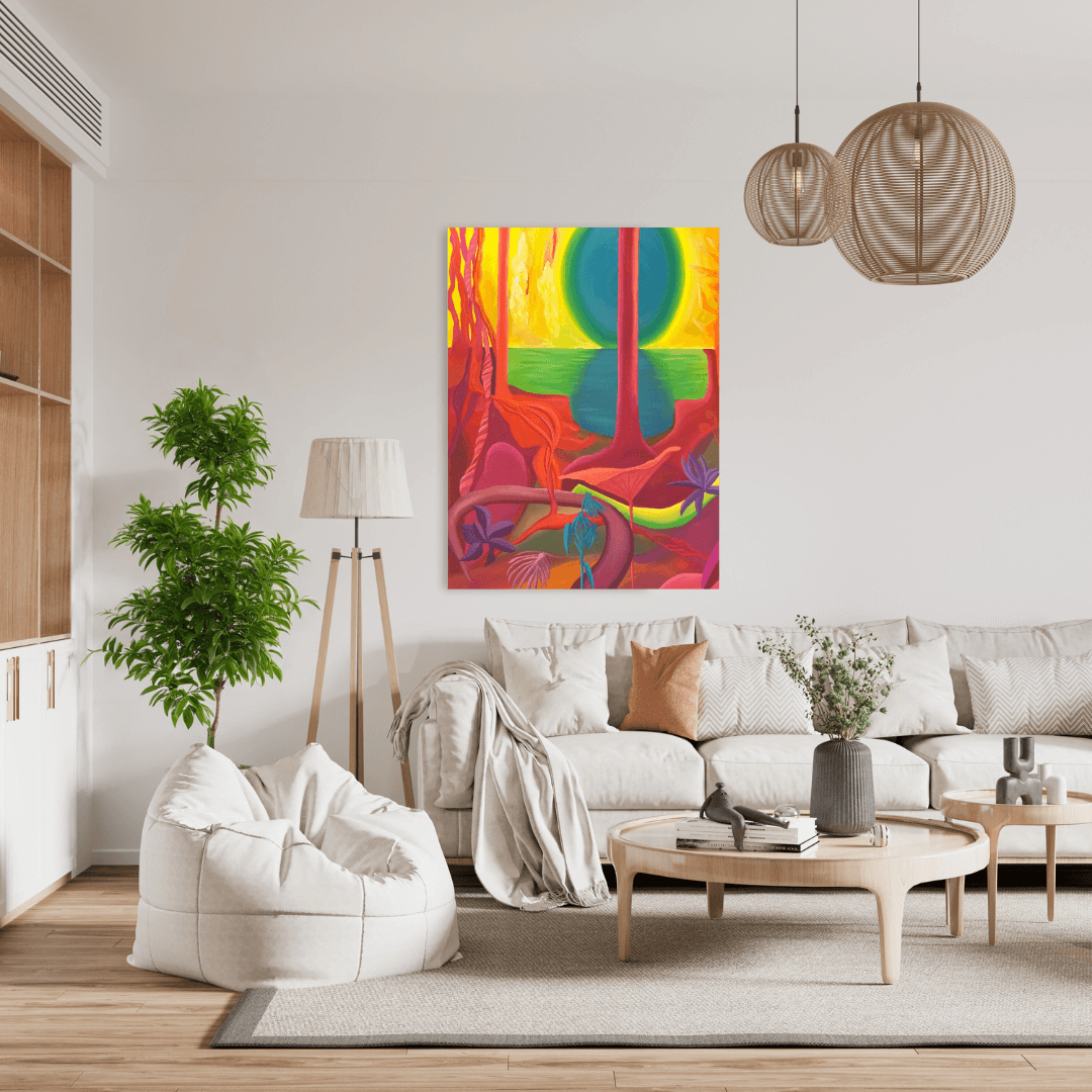 The Heat - 48 x 36 x 1.5 in / 121.92 x 91.44 x 3,81 cm
