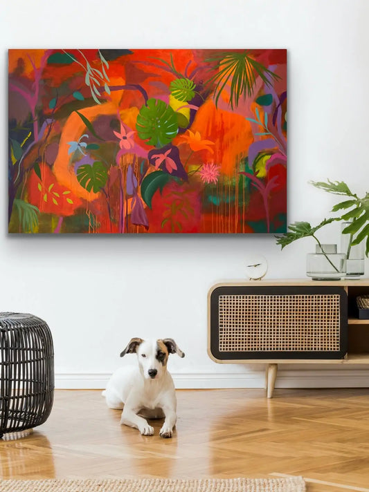 5 o'clock - 60 x 40 inches, SOLD