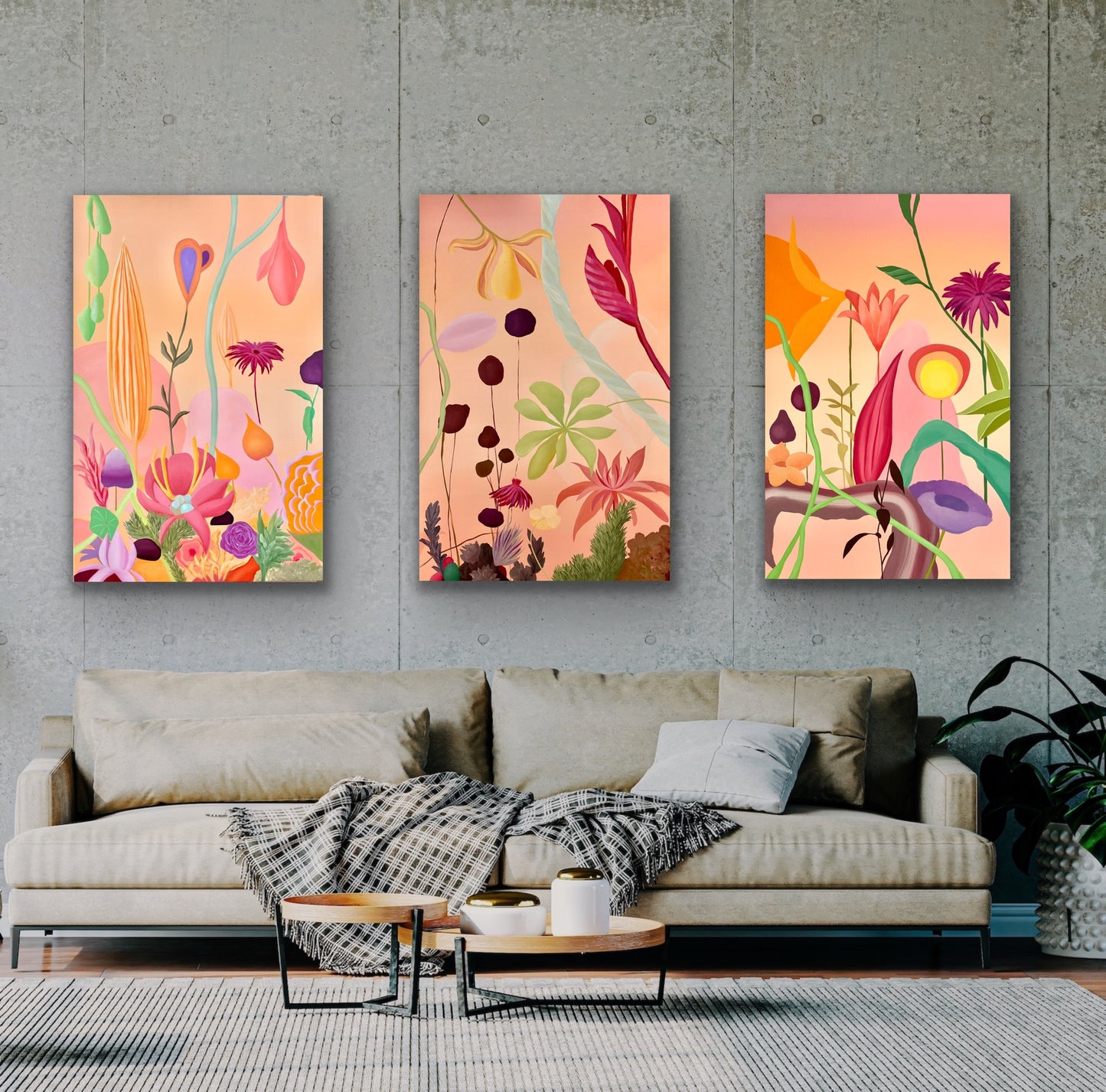 Mystic Garden III - 43 x 28 in - SOLD