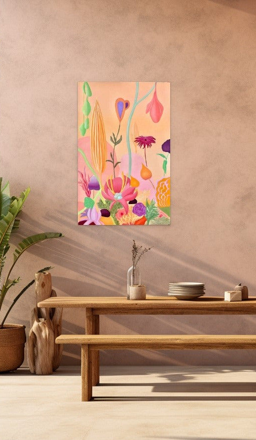 Mystic Garden III - 43 x 28 in - SOLD