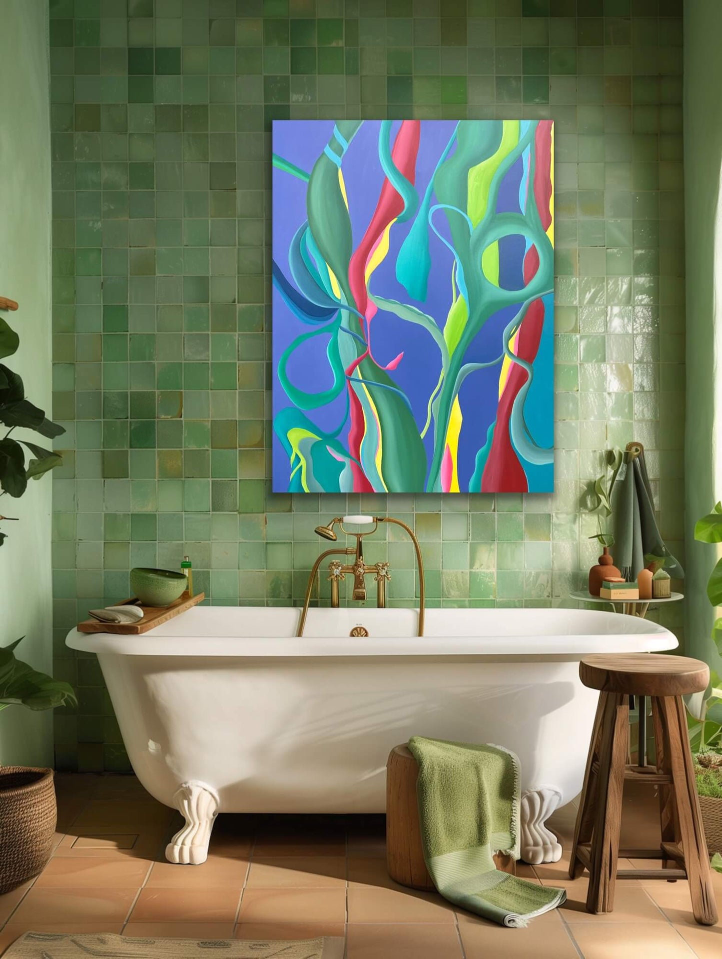Ebb & Flow at the Tofino Gallery of Contemporary Art - 48 x 36 x 1.5 in