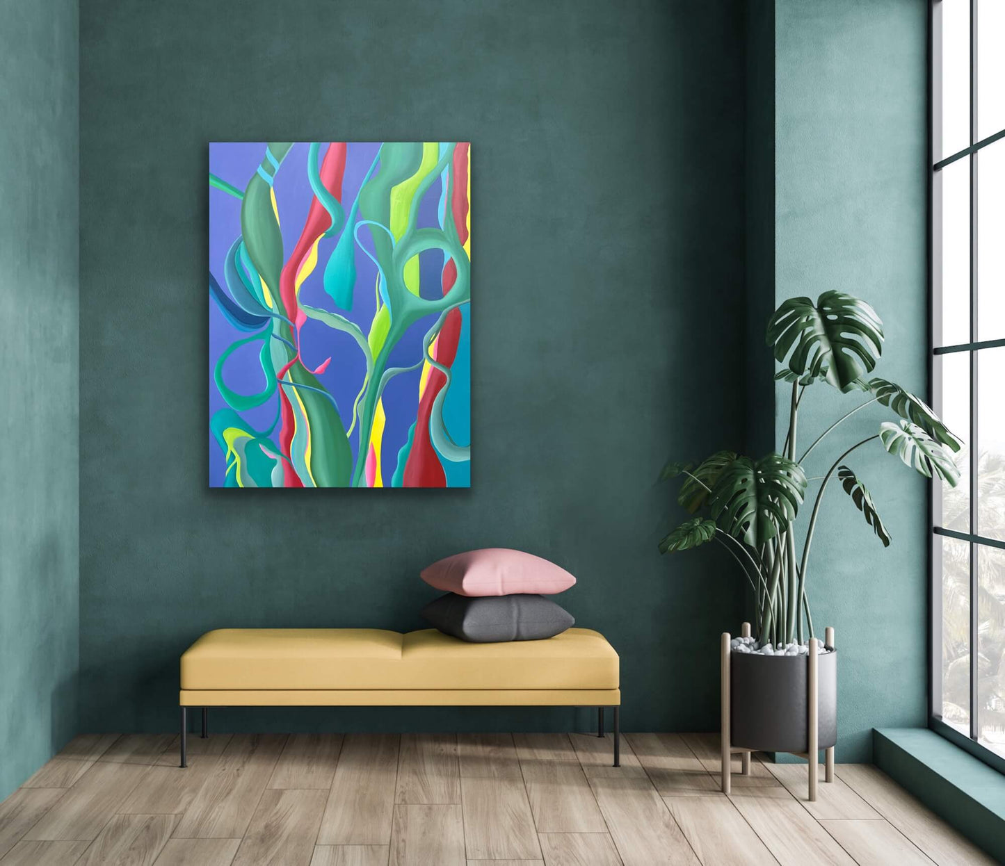 Ebb & Flow at the Tofino Gallery of Contemporary Art - 48 x 36 x 1.5 in