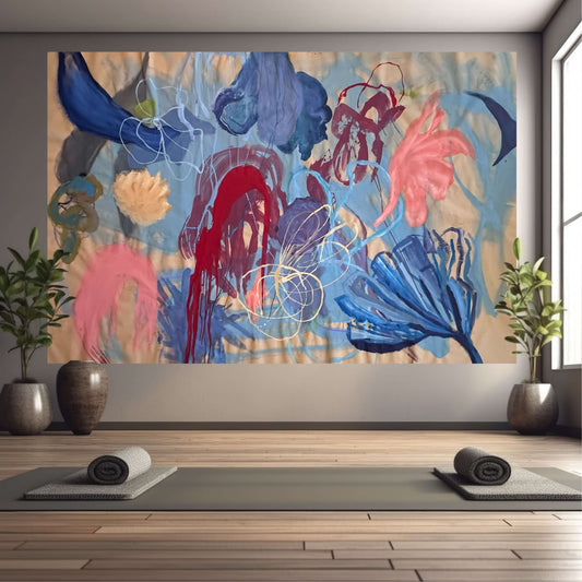 New work - 72 x 116 in - 183 x 295 cm