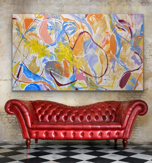 New work - 62 x 102 in - 157.5 x 260 cm
