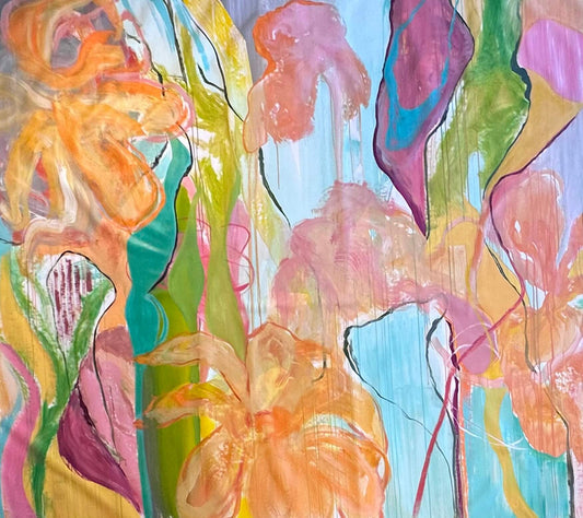 New work - 62 x 78 in - 157.5 x 198 cm