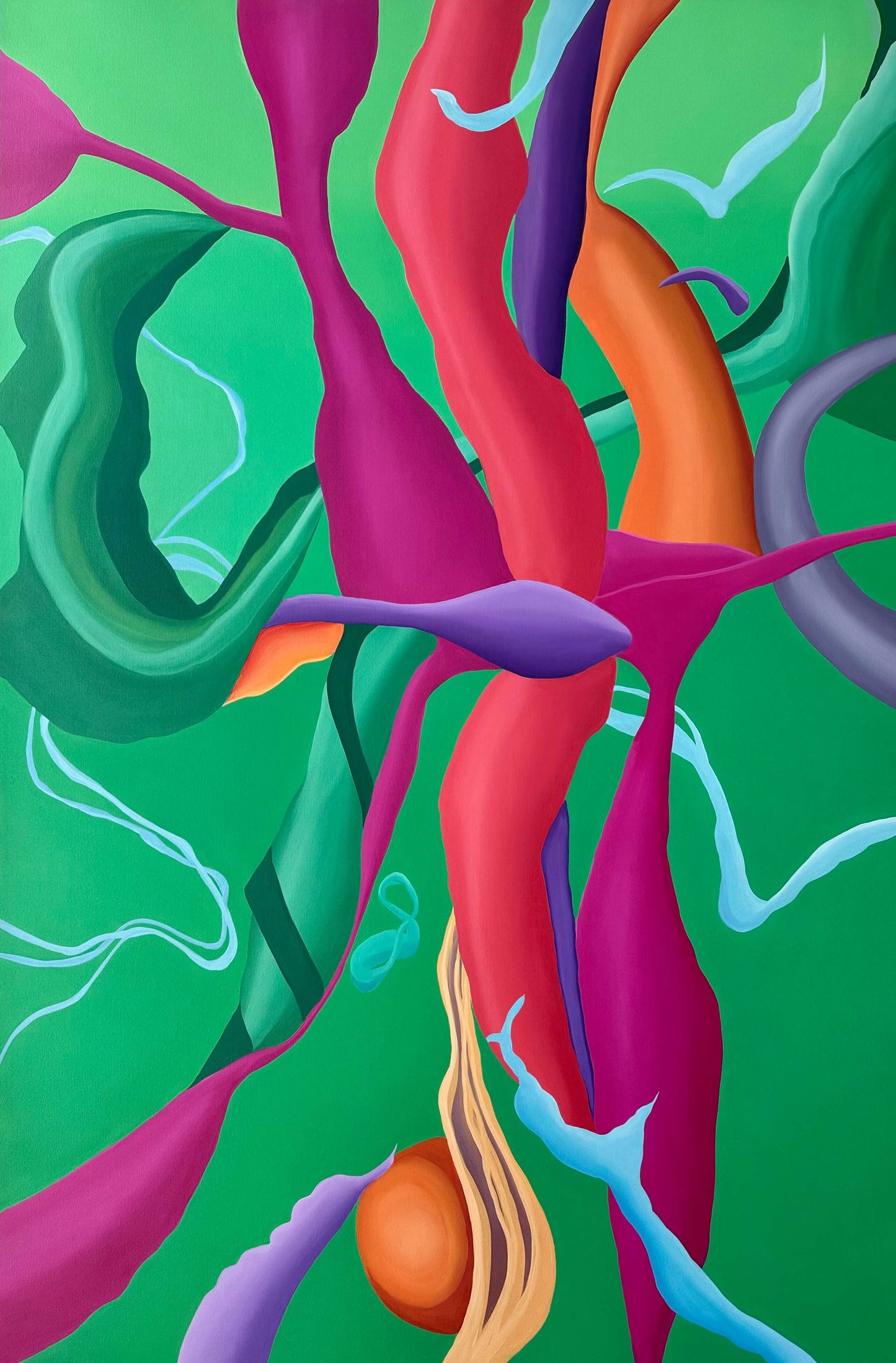 Green Velvet - 40 x 60 in / 152.4 x 101.6 cm