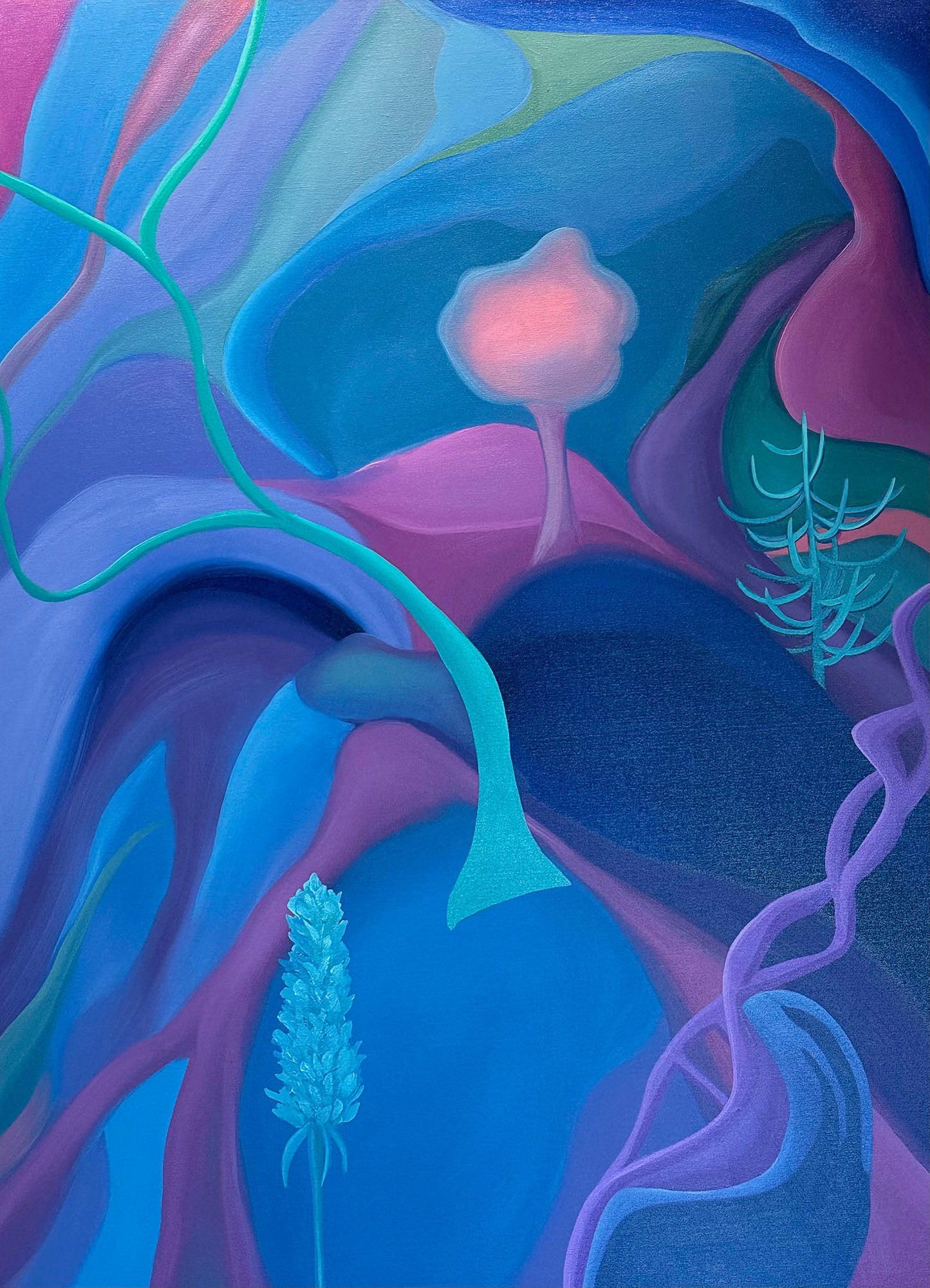 Rhapsody in Blue - 48 x 36 in
