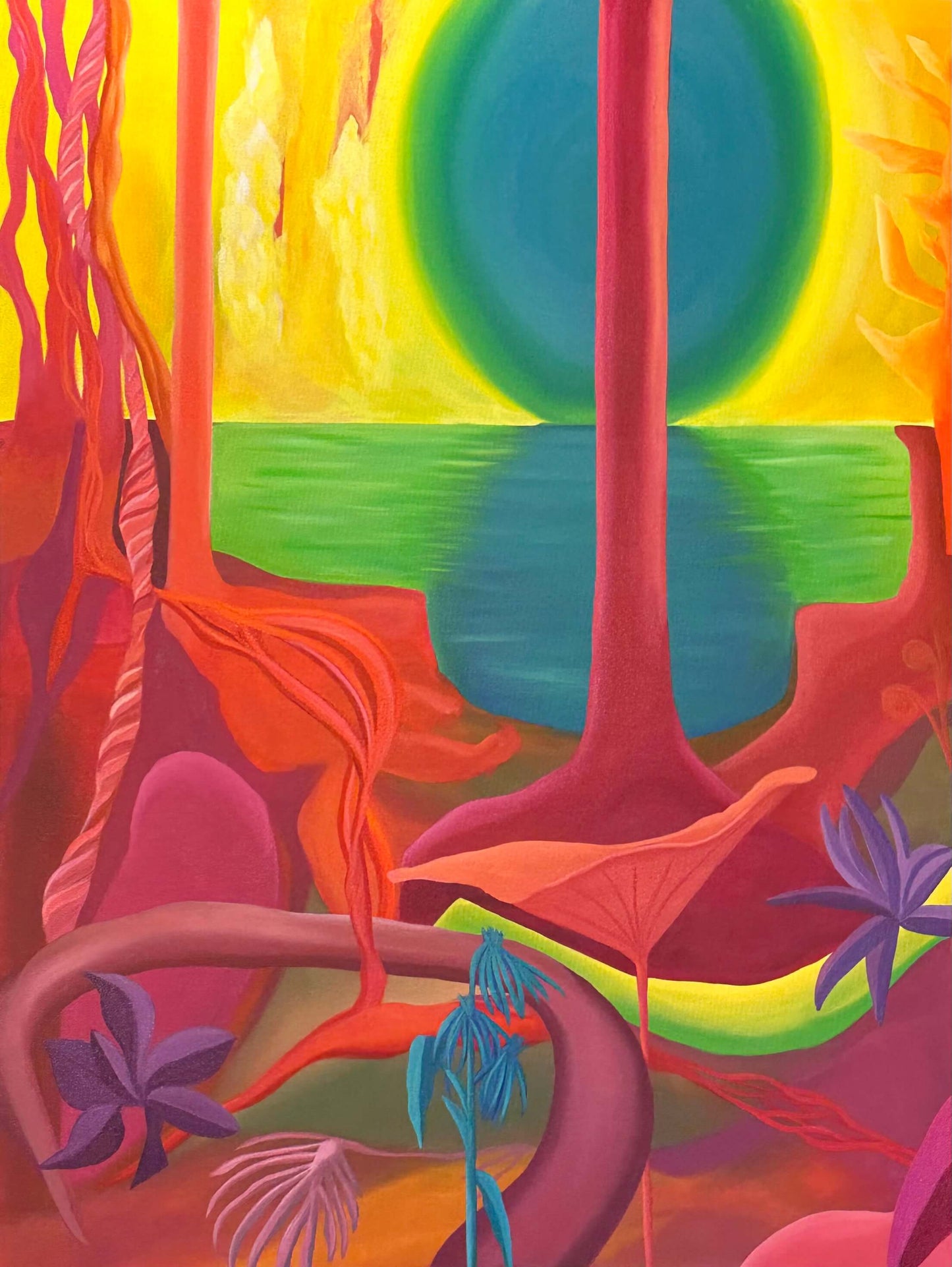 The Heat - 48 x 36 x 1.5 in / 121.92 x 91.44 x 3,81 cm