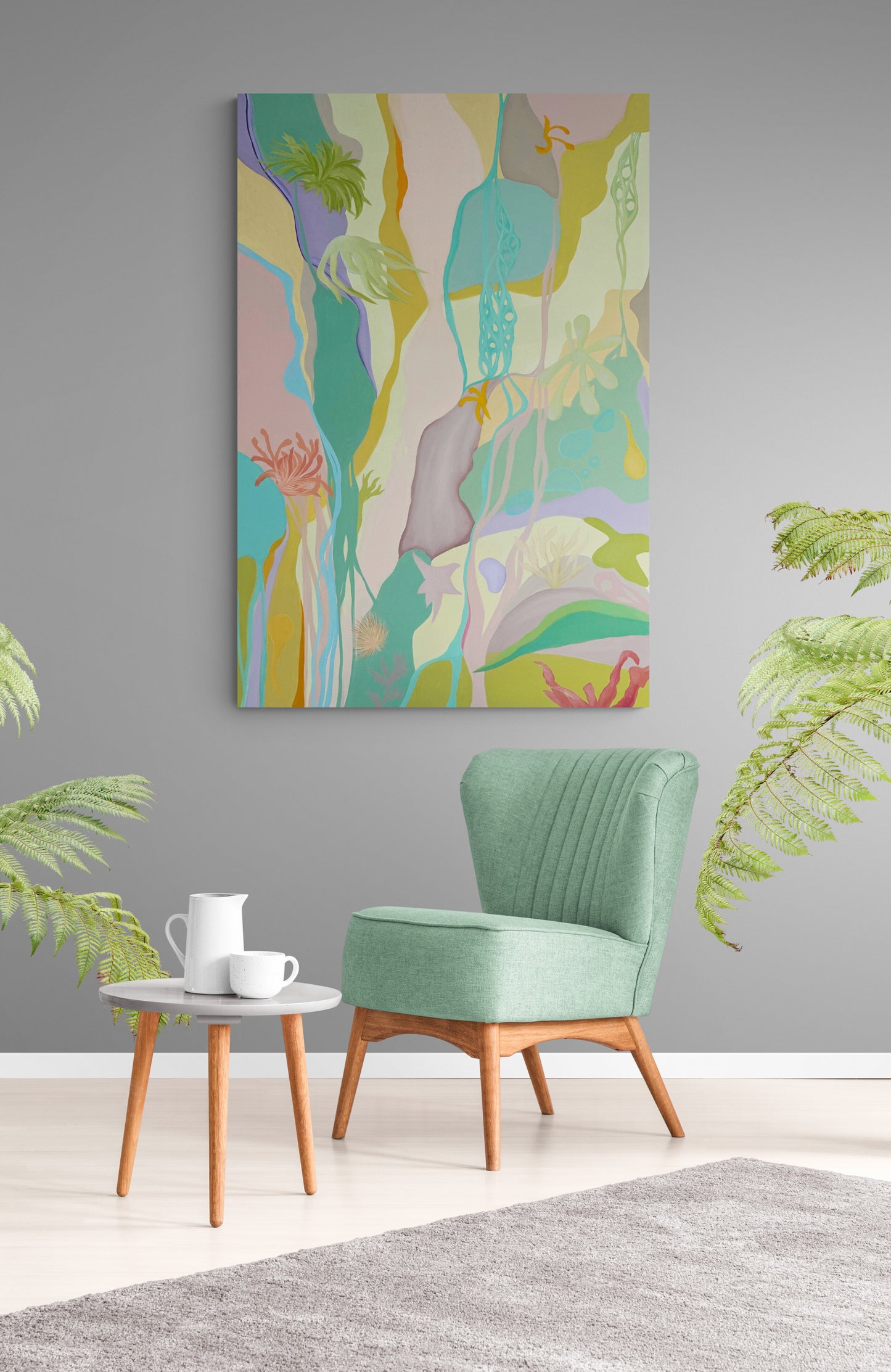 Azure 60 x 40 in
