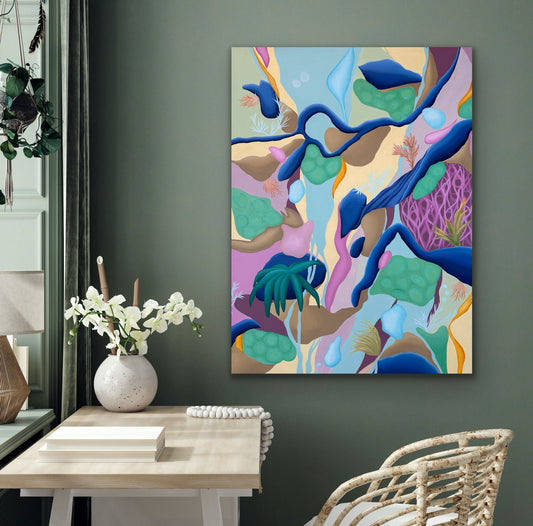 Anemone at Sotheby’s Victoria - 48 x 36 in - SOLD