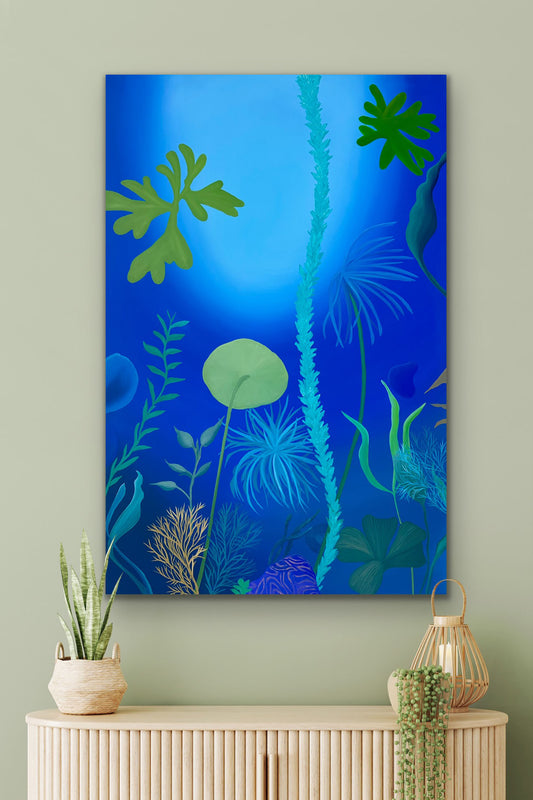 Le Grand Bleu - 60 x 48 in - SOLD