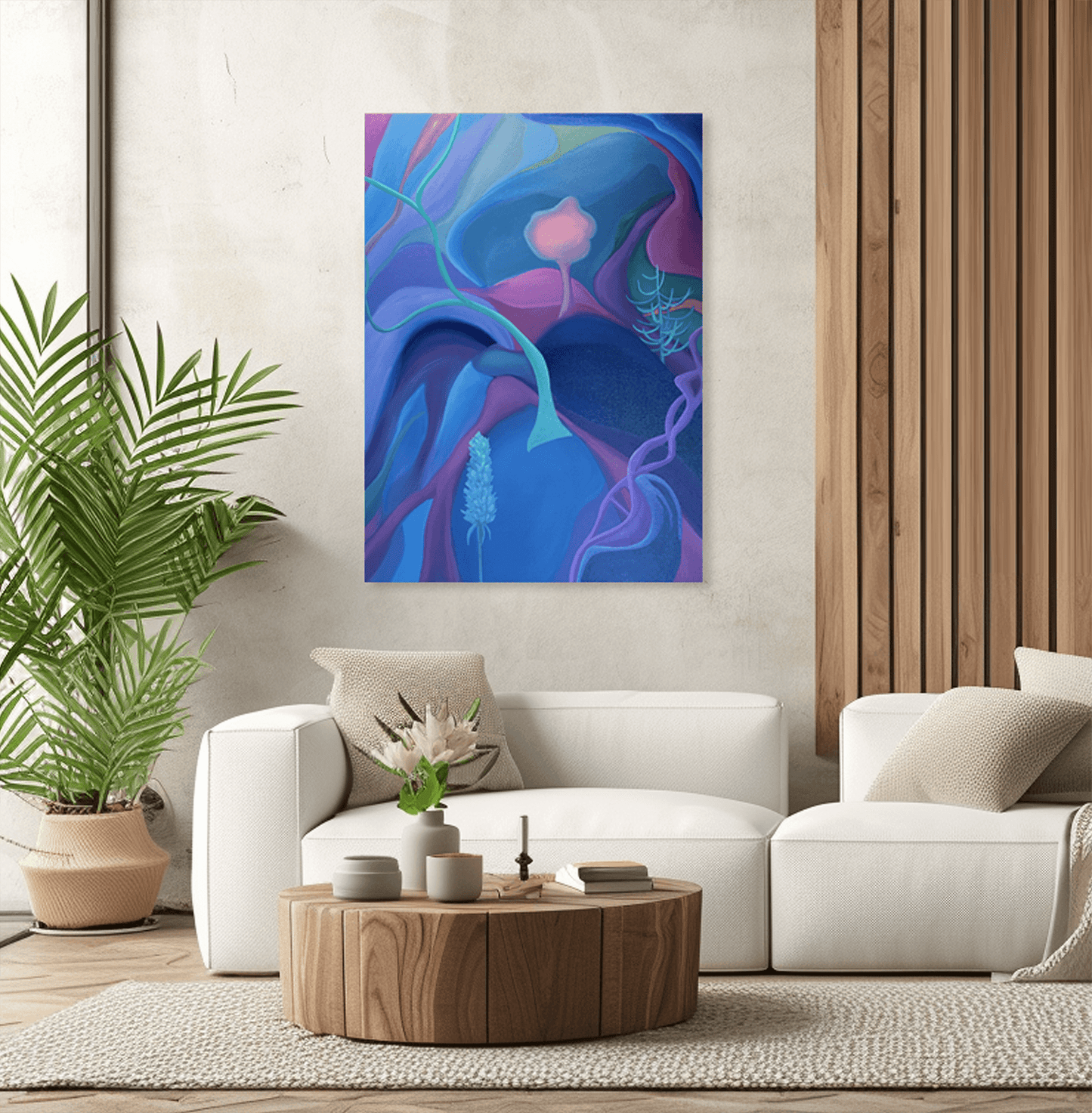 Rhapsody in Blue - 48 x 36 in