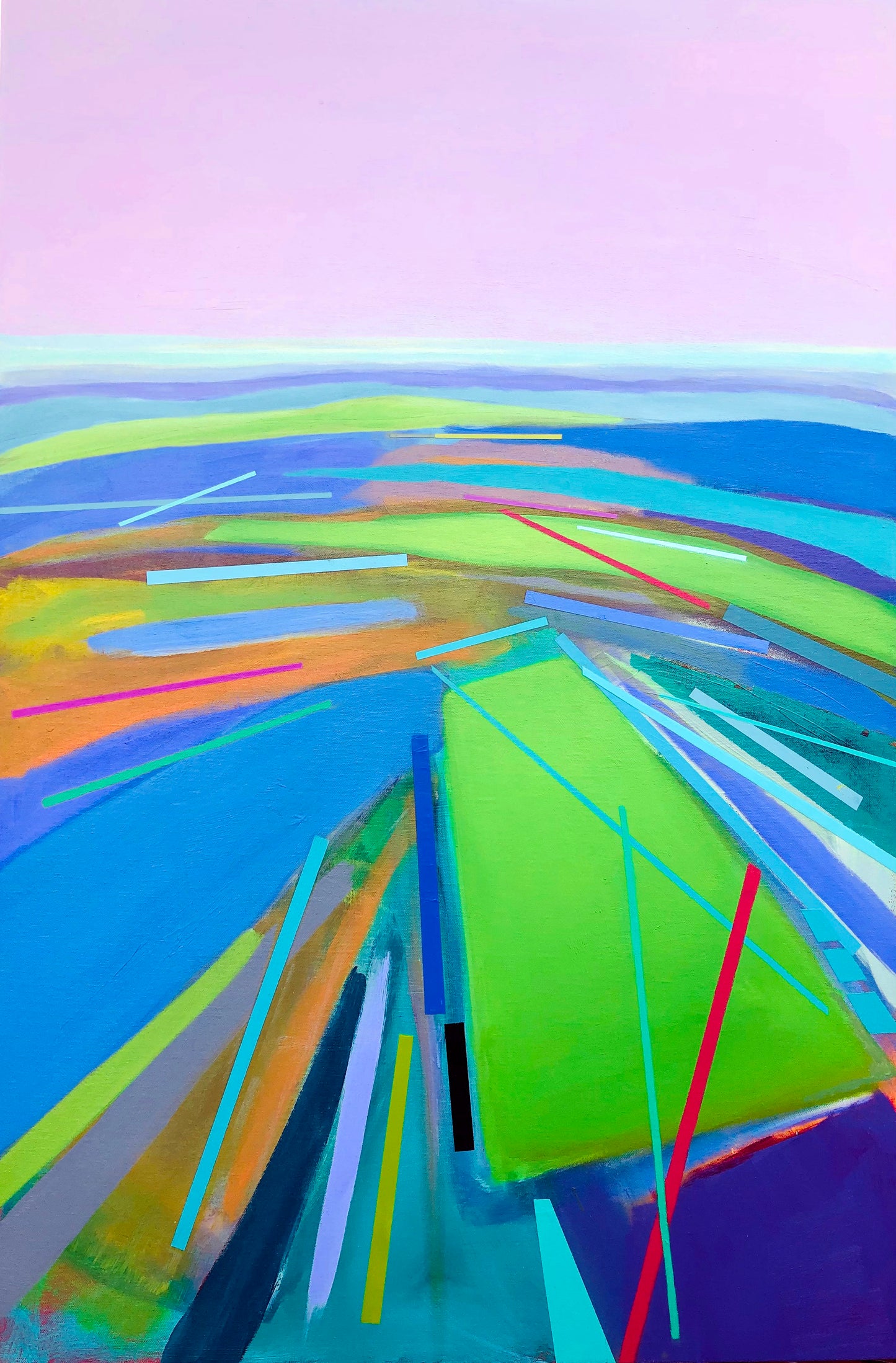 Convergence - 30 x 30 inches SOLD