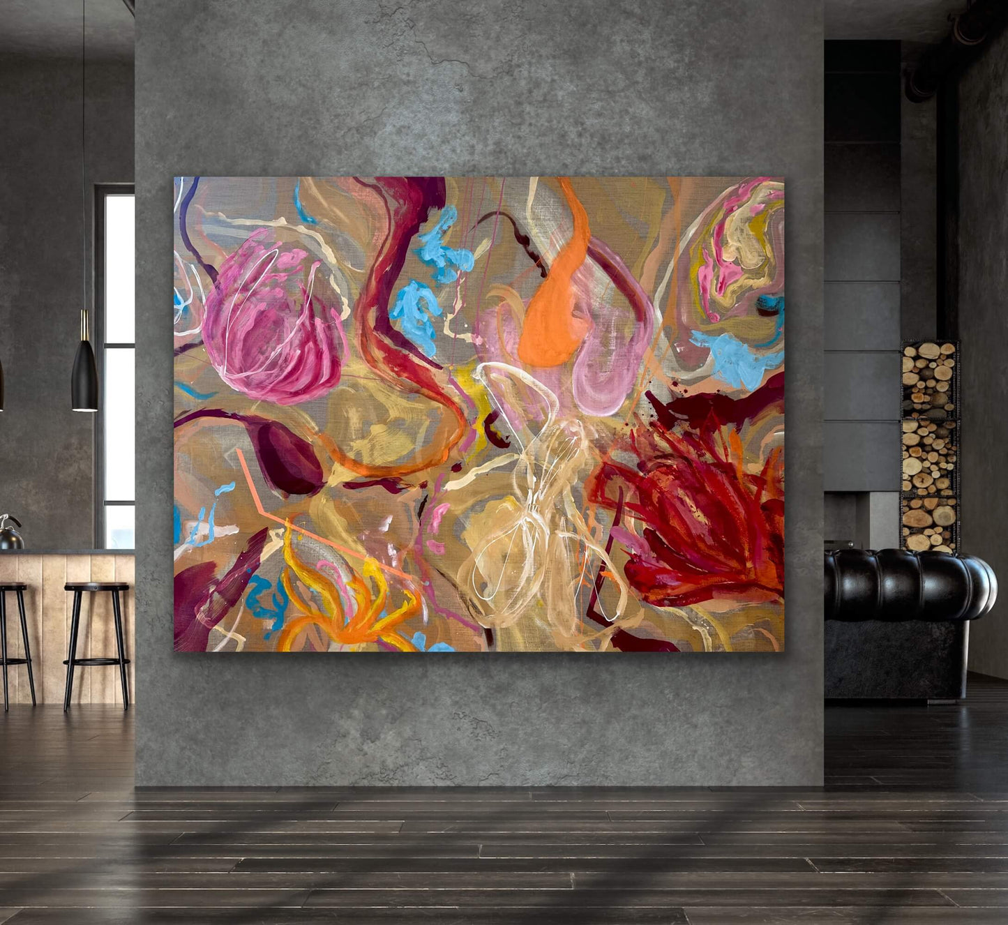 Lourmarin - 65 x 84 in 165 x 213 cm
