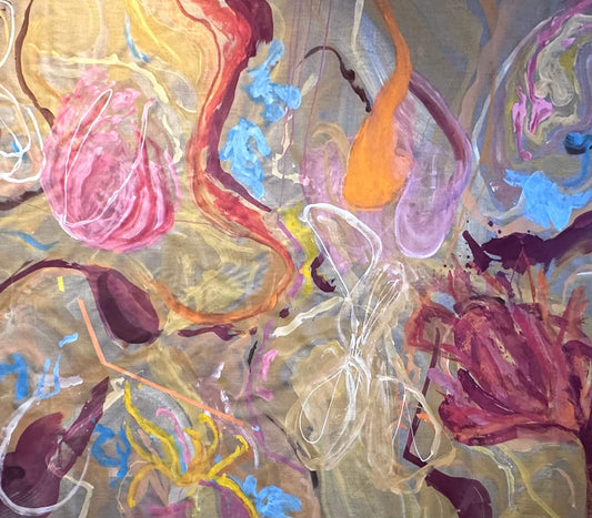 New work - 65 x 84 in 165 x 213 cm