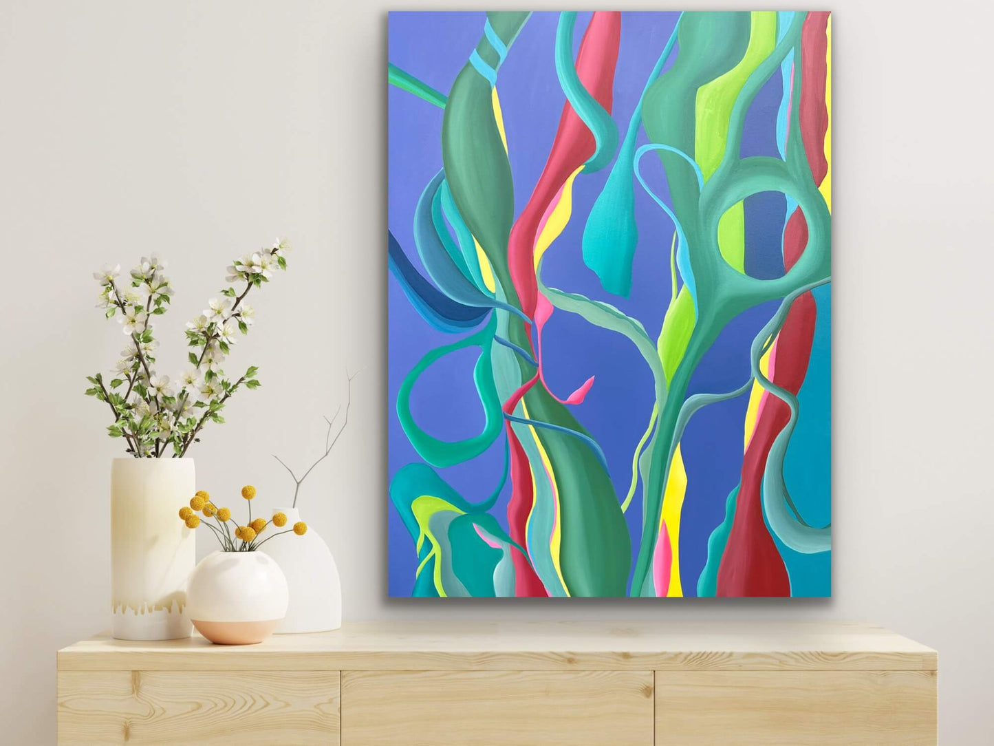 Ebb & Flow - 48 x 36 x 1.5 in / 121.92 x 91.44 x 3,81 cm