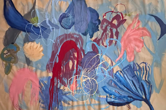 New work - 72 x 116 in - 183 x 295 cm