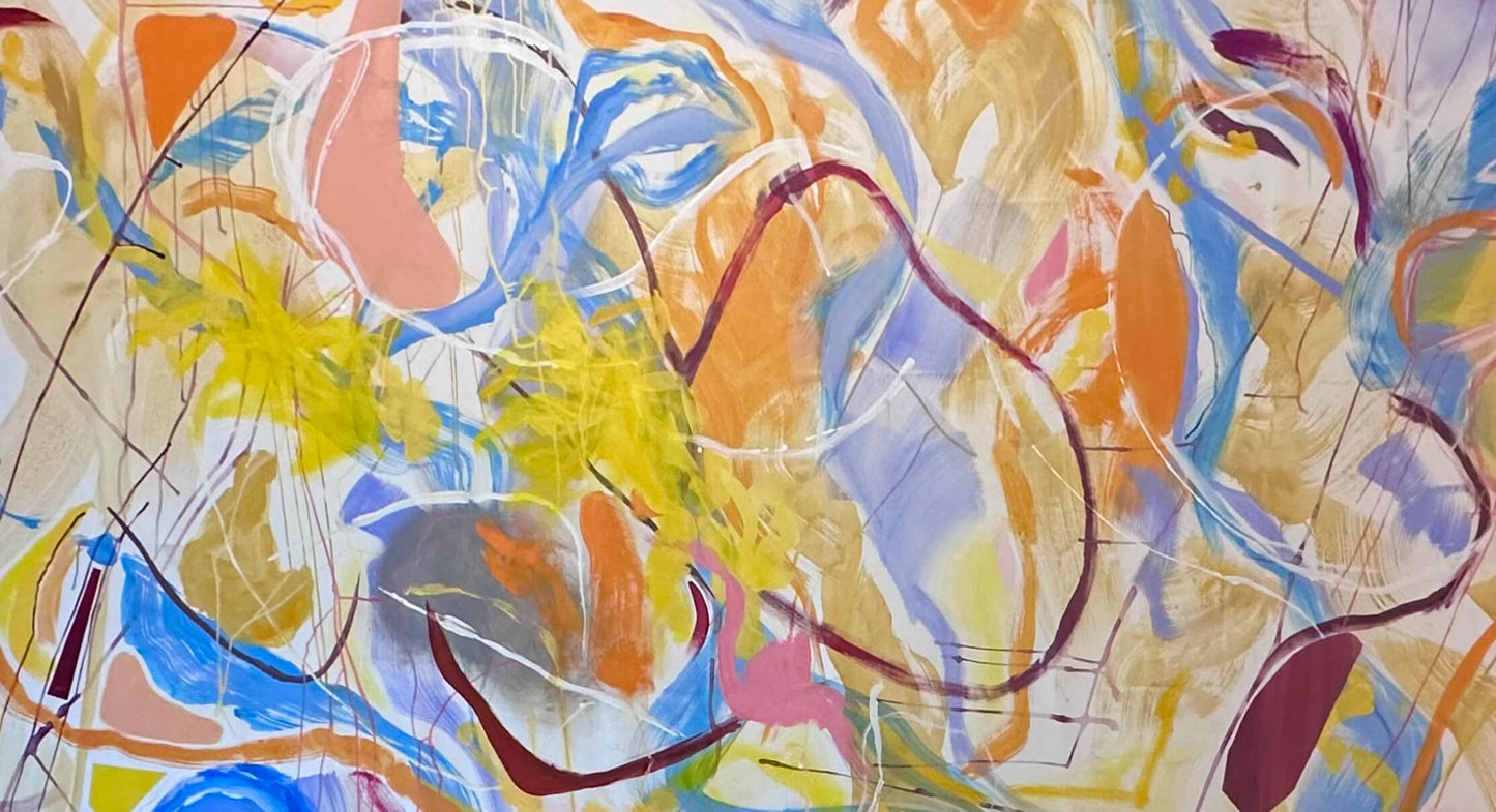 New work - 62 x 102 in - 157.5 x 260 cm