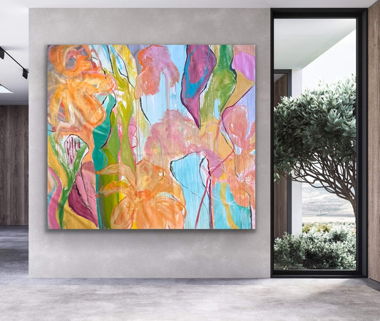 New work - 62 x 78 in - 157.5 x 198 cm