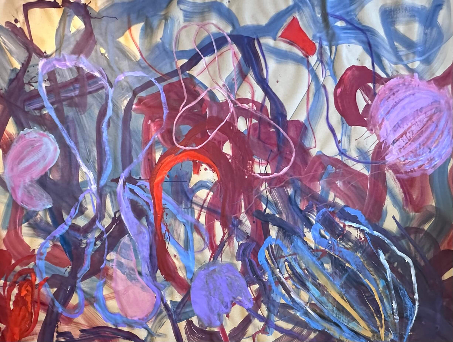 New work - 72 x 106 in - 183 x 270 cm