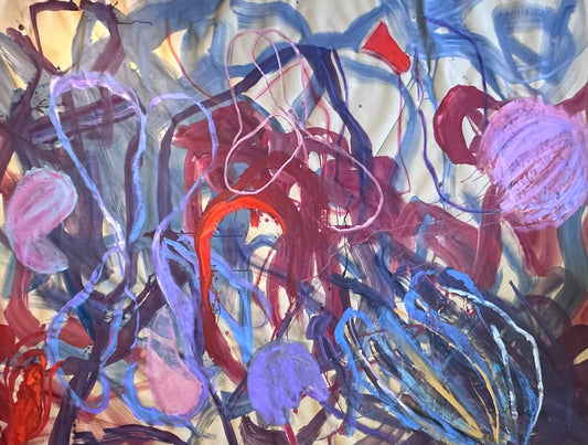 New work - 72 x 106 in - 183 x 270 cm